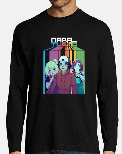 T-shirt t-shirt manica lunga da uomo di mara turing. la rinascita del male