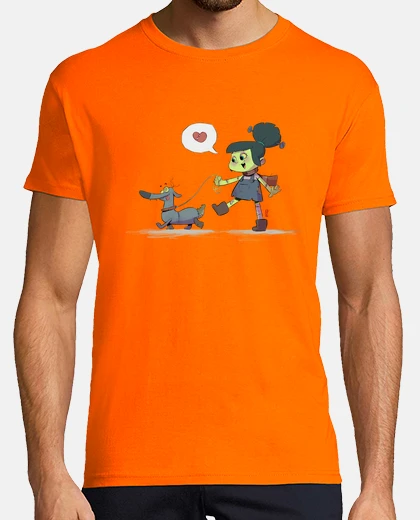 T-shirt t-shirt maniche taglio da uomo, piccola frankenstein