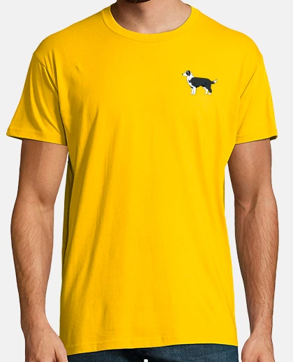 T-shirt t-shirt minimalista border collie