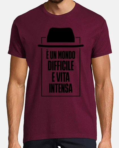 T-shirt t-shirt mondo difficile t- t-shirt tonino carotone t- t-shirt i shit on amore t- t-shirt mondo diffi