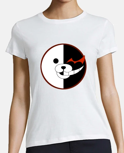 T-shirt t shirt monokuma logo woman
