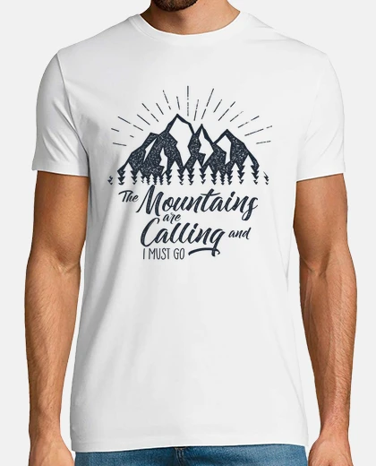 T-shirt t-shirt montagne vintage stile vintage