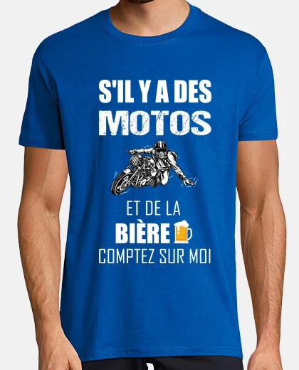 Tee-shirt T-shirt motard homme cadeau