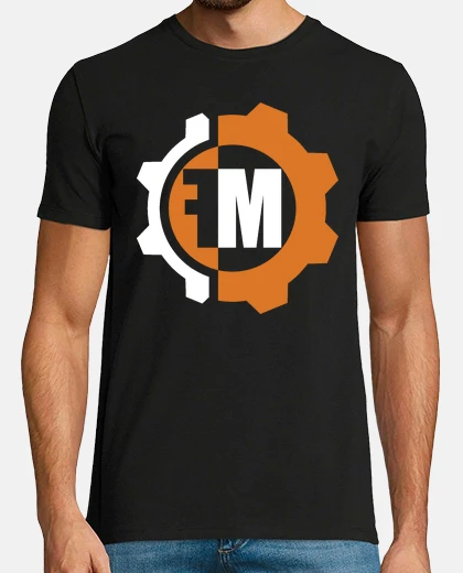 T-shirt t-shirt nera - t-shirt nera - logo frontale
