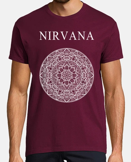 Tee-shirt t-shirt nirvana blanc
