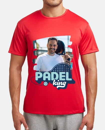 t-shirt paddle tennis personalizzata per uomo king paddle tennis