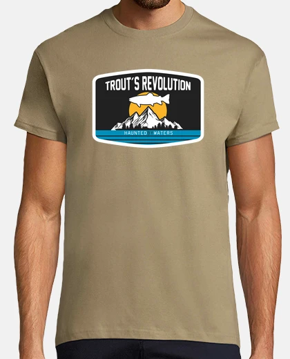 T-shirt t-shirt perseguitato dalle acque