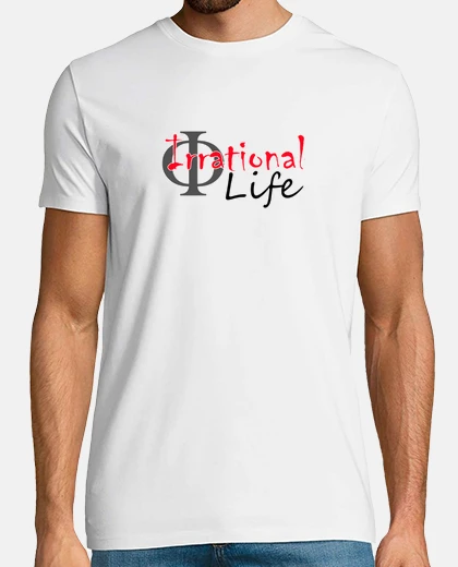 T-shirt t-shirt phi numero irrazionale vita irrazionale