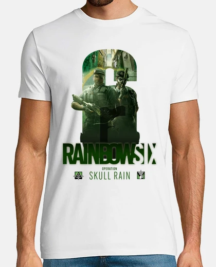 Tee-shirt t-shirt pluie skull