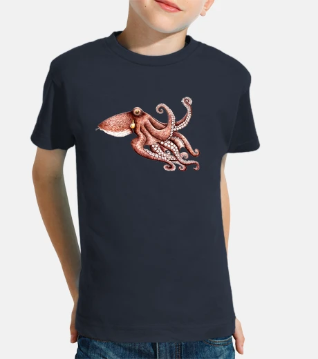 Abbigliamento t-shirt polpo