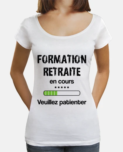 Tee-shirt t shirt pour retraite
