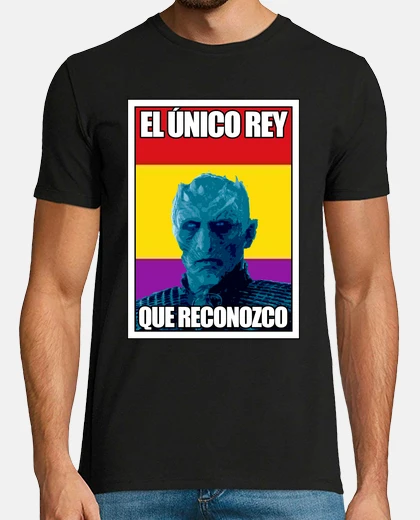 T-shirt t-shirt re della notte - repubblica