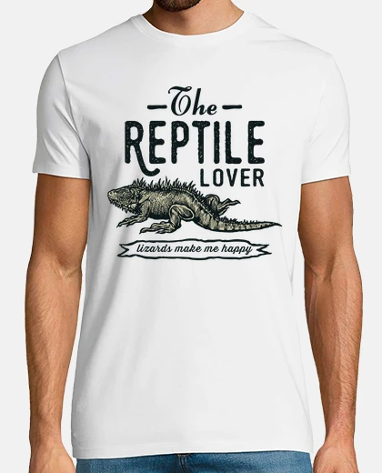 Tee-shirt t-shirt reptile lézard de style rétro vintage reptiles