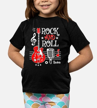 T shirt bambino rock rockabilly music rockers. tostadora