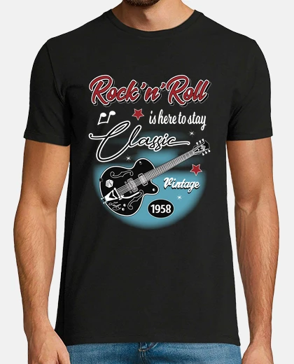 T-shirt t-shirt rockers vintage anni &#38;#39;50 rockabilly