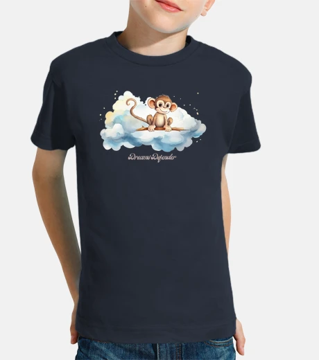 Abbigliamento t-shirt scimmia