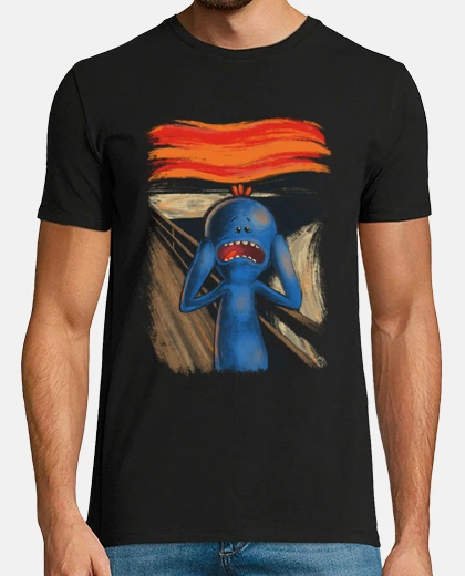 Tee-shirt t-shirt screeam de douleur