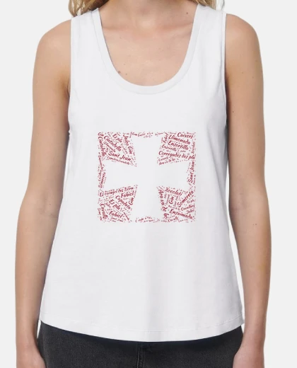 T-shirt t-shirt senza maniche donna sant joan
