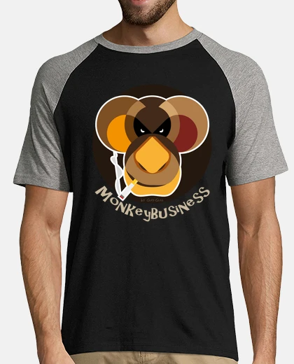 Tee-shirt t-shirt singe business bicolore