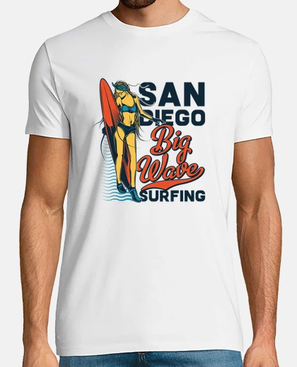 T-shirt t-shirt sport surf vintage vintage stile surf