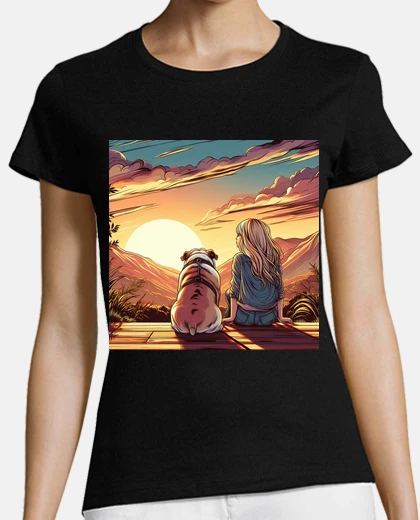 T-shirt t-shirt sunset m
