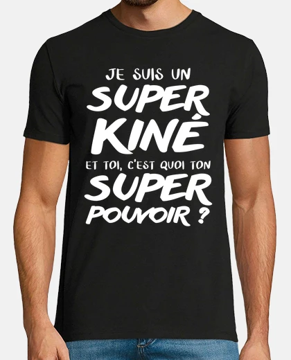 Tee-shirt t shirt super kiné homme