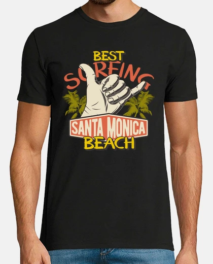 T-shirt t-shirt surf surfera california vintage surf usa
