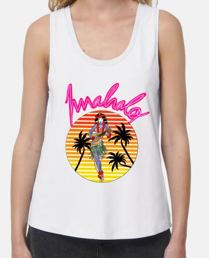 T-shirt t-shirt, suspenders, hawaiian, mahalo