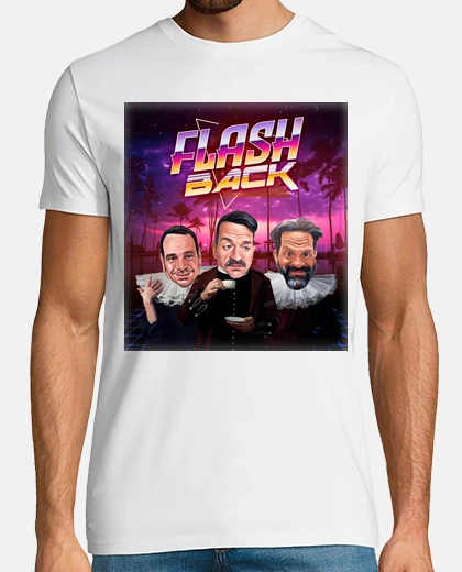 T-shirt t-shirt ufficiale personaggi flashback