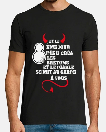 T-shirt t-shirt umorismo bretoni