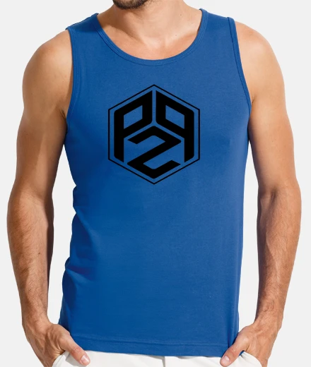 T-shirt T-shirt uomo senza maniche, blu reale