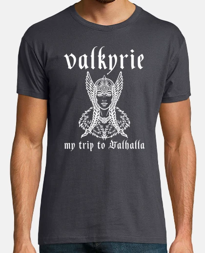 Tee-shirt t-shirt valkyrie, mon voyage &agrave; valhalla