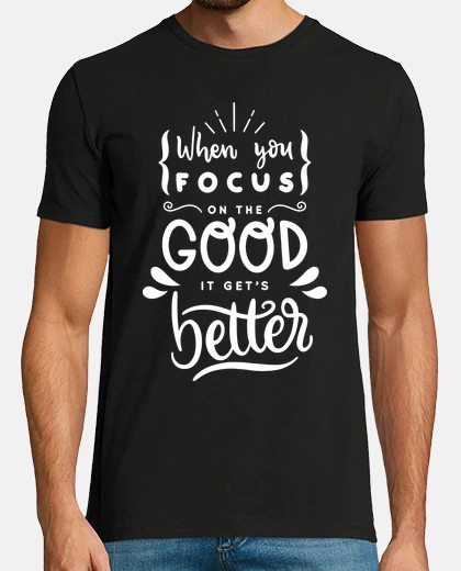 T-shirt t-shirt vintage vintage messaggio positivo testo inglese motivazione ottimismo citazione