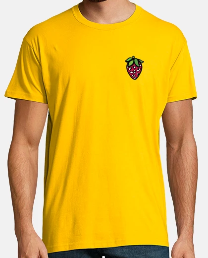 Tee-shirt t-shirt yeux de fraise