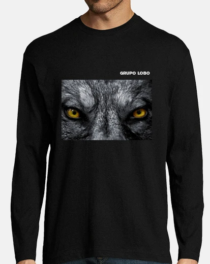 Tee-shirt t-shirt yeux de groupe de loup
