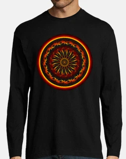 t-shirt à manches longues avec des mandalas