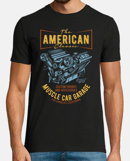 t-shirt anni 70 anni &#39;70 meccanica muscle car meccanico meccanico vintage garage meccanici custo