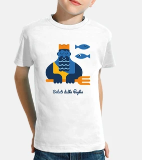 T-shirt bambini unisex Poseidone