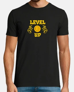 t-shirt bitcoin level up