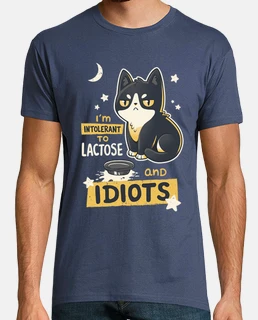 t-shirt chat intolérant au lactose