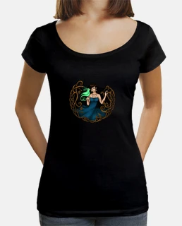 T-shirt col rond Bird Nymph Bleu