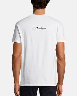t-shirt croce di borgogna - bianco