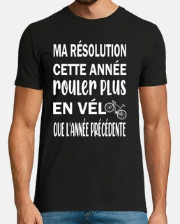 T-shirt cycliste humour vélo de route