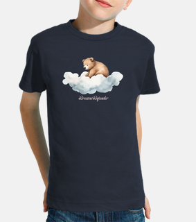 t-shirt dell&#39;orso bruno