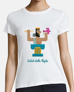 T-shirt donna con Zeus di Ugento