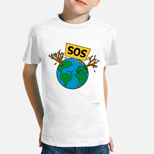 t-shirt enfant - sos planet earth