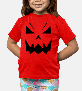 t-shirt enfant visage de citrouille d&#39;halloween