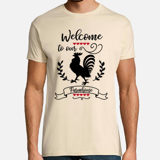 t-shirt ferme poules animal ferme animaux agriculteur champ