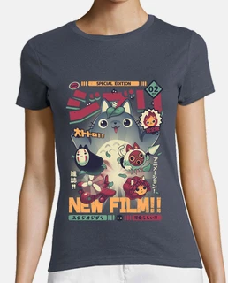 t-shirt ghibli miyazaki totoro mononoke ponyo women