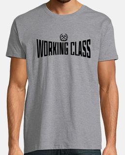 t-shirt gris h - working class hammers star noir